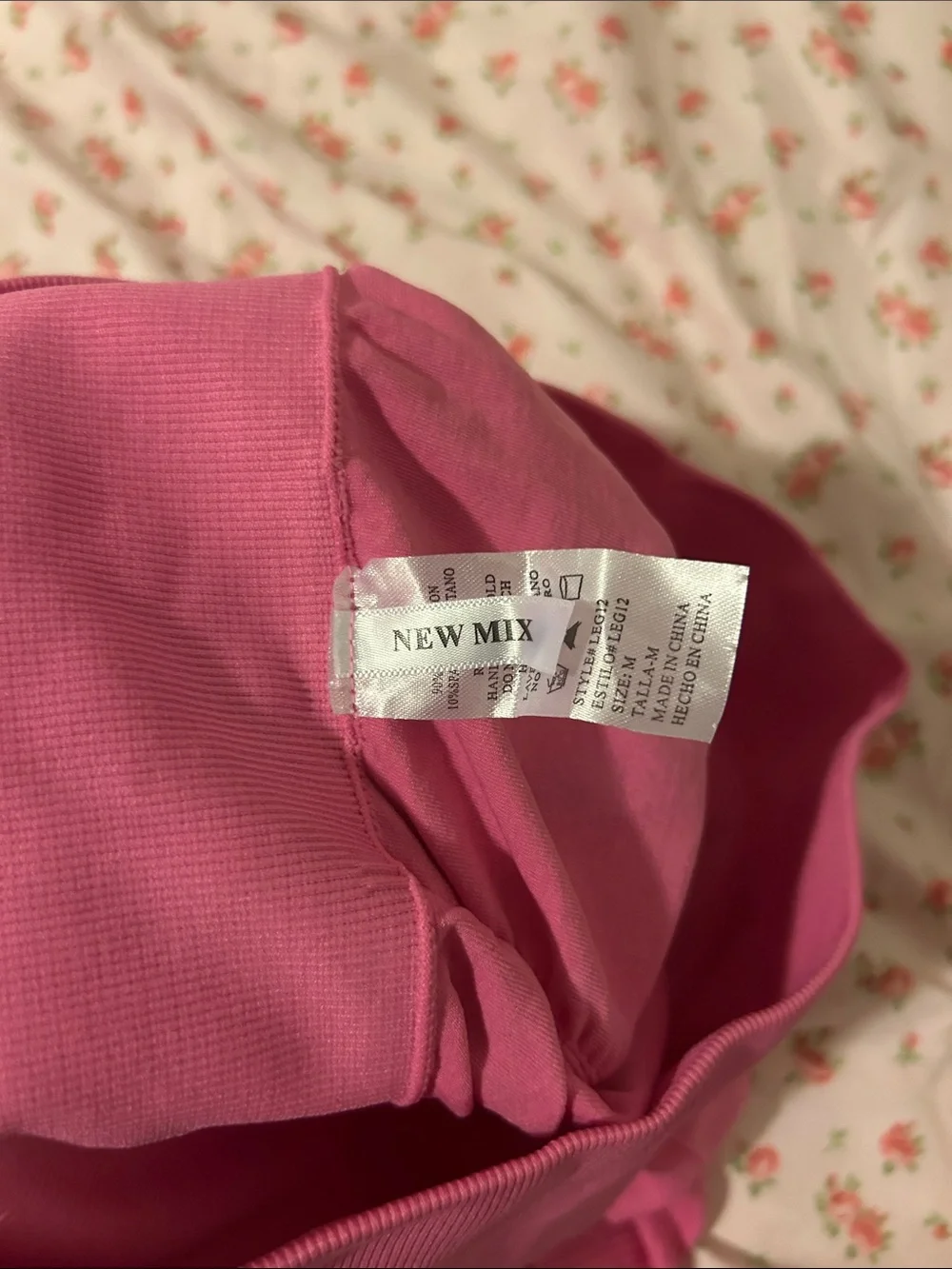 New Mix High-Waist Pink Bike Shorts